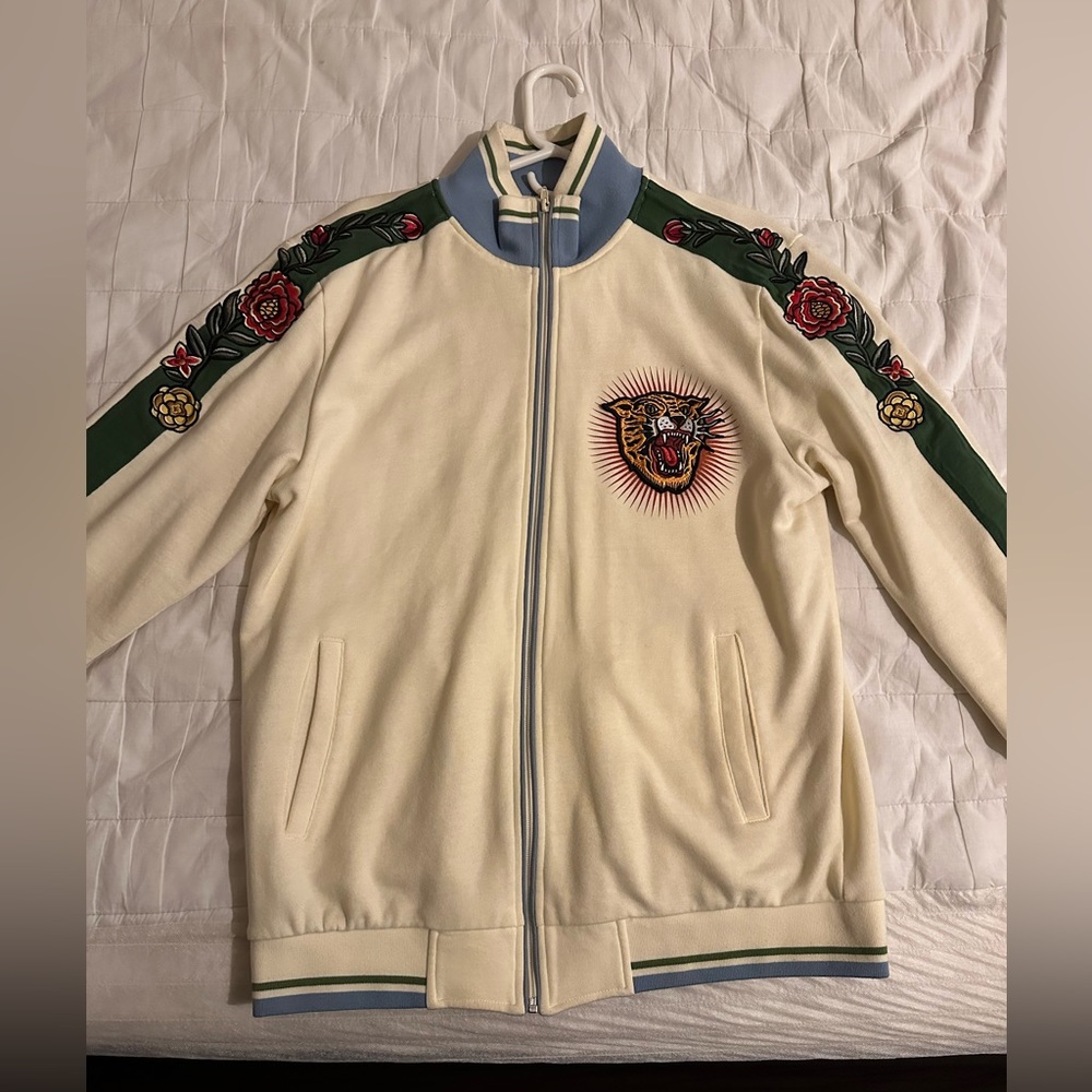 Reason Clothing Men’s “World Class” Tiger Logo Jacket